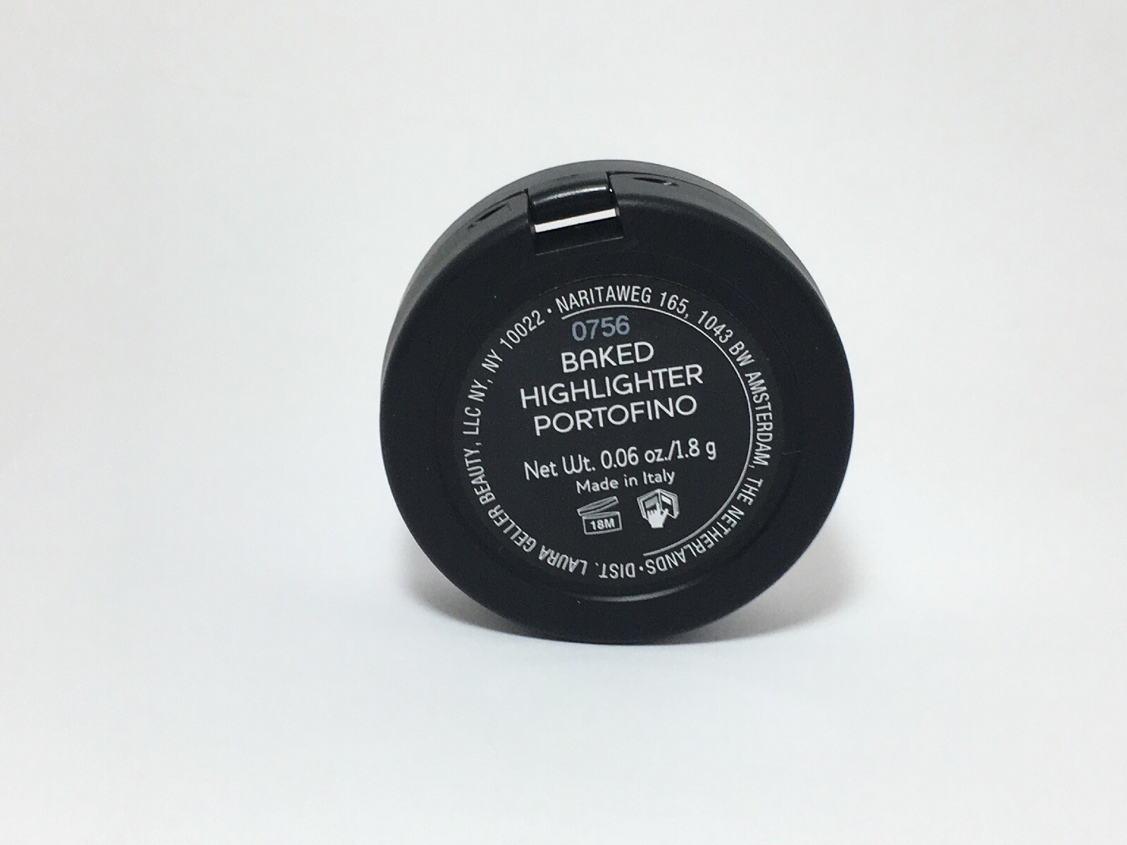 Laura Geller Baked Highlighter Portofino with Sponge Brush .06 oz 1.8g