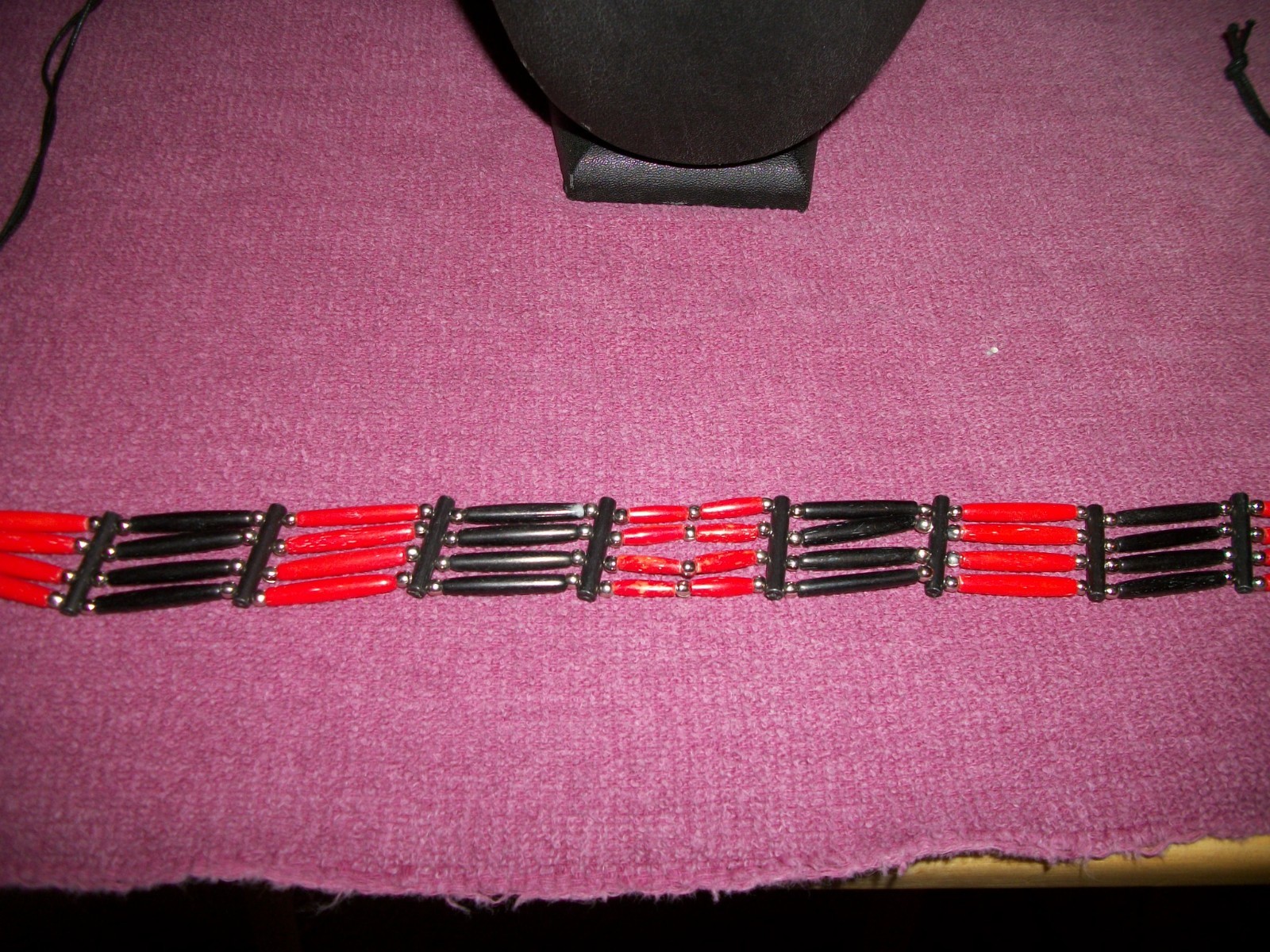 BEAUTIFUL Native American Style FINE Choker necklace 4 strand bead jewelry NICE