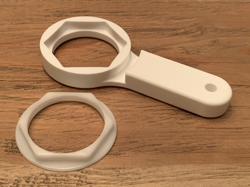 2.5Inch Wrench (for toilet flush valve nut) Solid HDPE plastic eBay