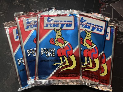 (5 packs) 1991-92 Kayo Boxing Pack Round One Boxing Cards
