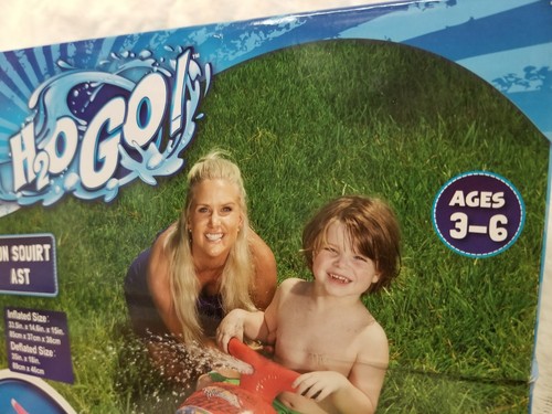 Ride on Inflatable Jet Ski Swimming Pool Float Squirts Water Any Toy Outside