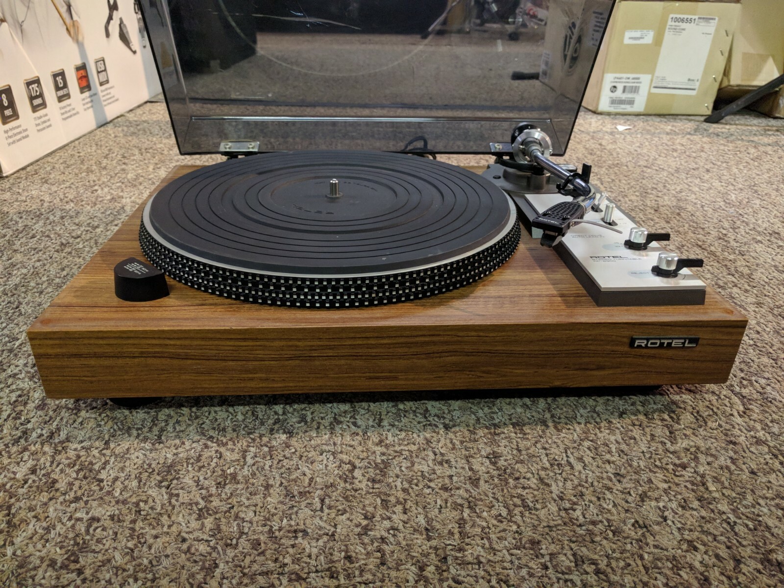 Vintage Rotel RP-6300 Stereo Turntable - Direct Drive - made in 1978