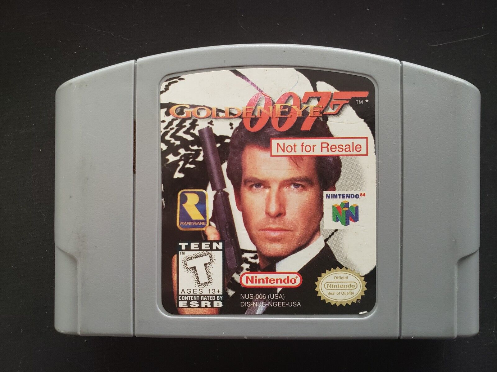 Goldeneye 007 - Not for Resale - Nintendo 64 Game Cartridge Goldeneye 007 - Not for Resale - Nintendo 64 Game Cartridge
