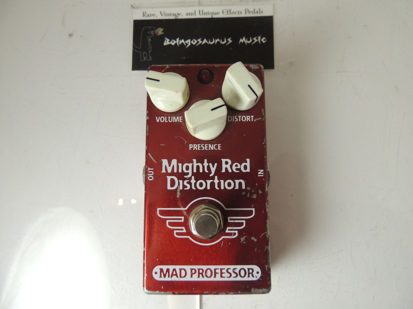Mad Professor Mighty Red Distortion Effects Pedal Free USA Mad Professor Mighty Red Distortion Effects Pedal Free USA