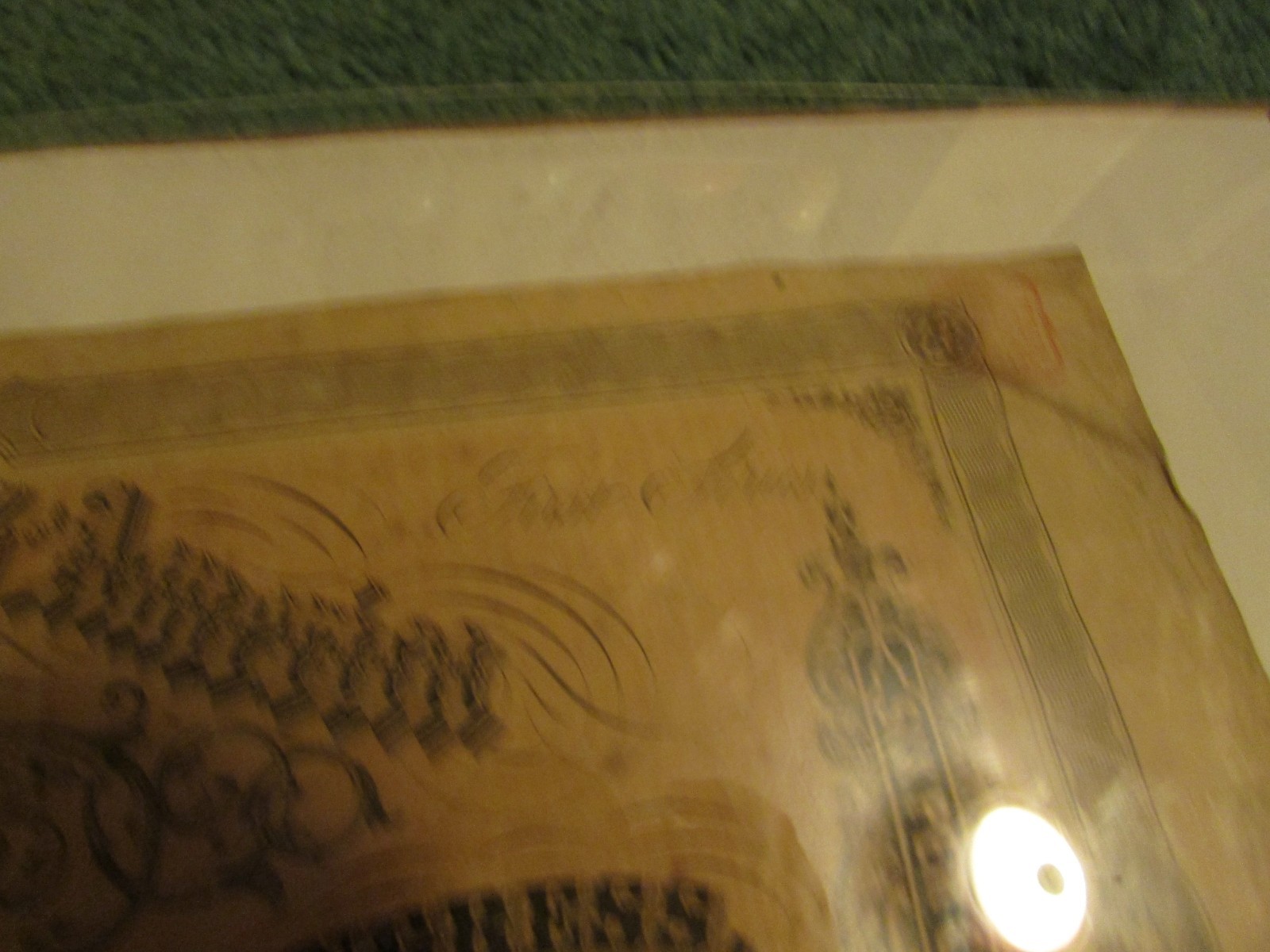 1,000 CONFEDERATE STATES OF AMERICA COMPLETE BOND  LOW SERIAL #  1ST SERIES