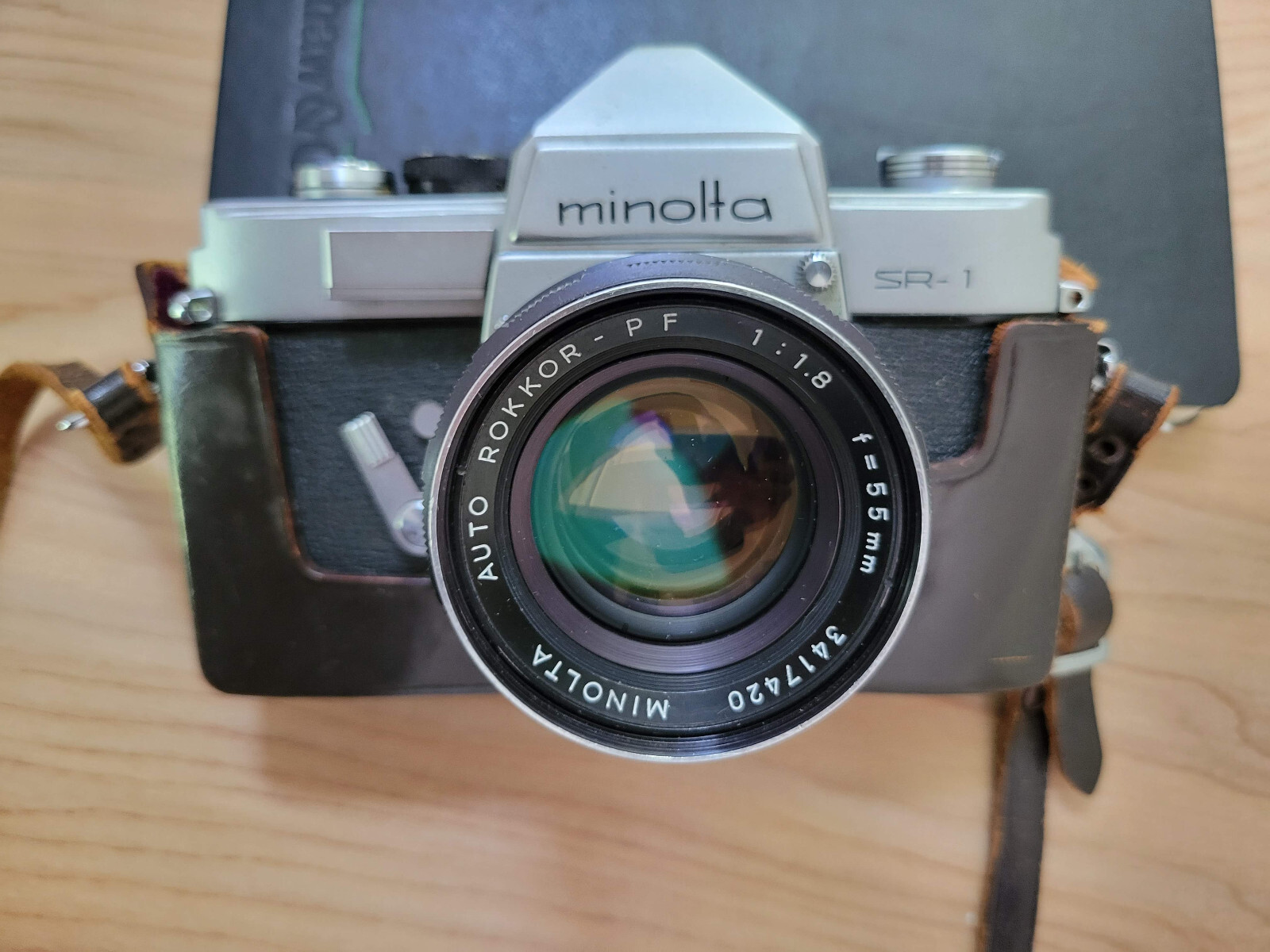 Minolta SR-1 Camera w. Minolta 55mm f1.8 Auto Rokkor-PF