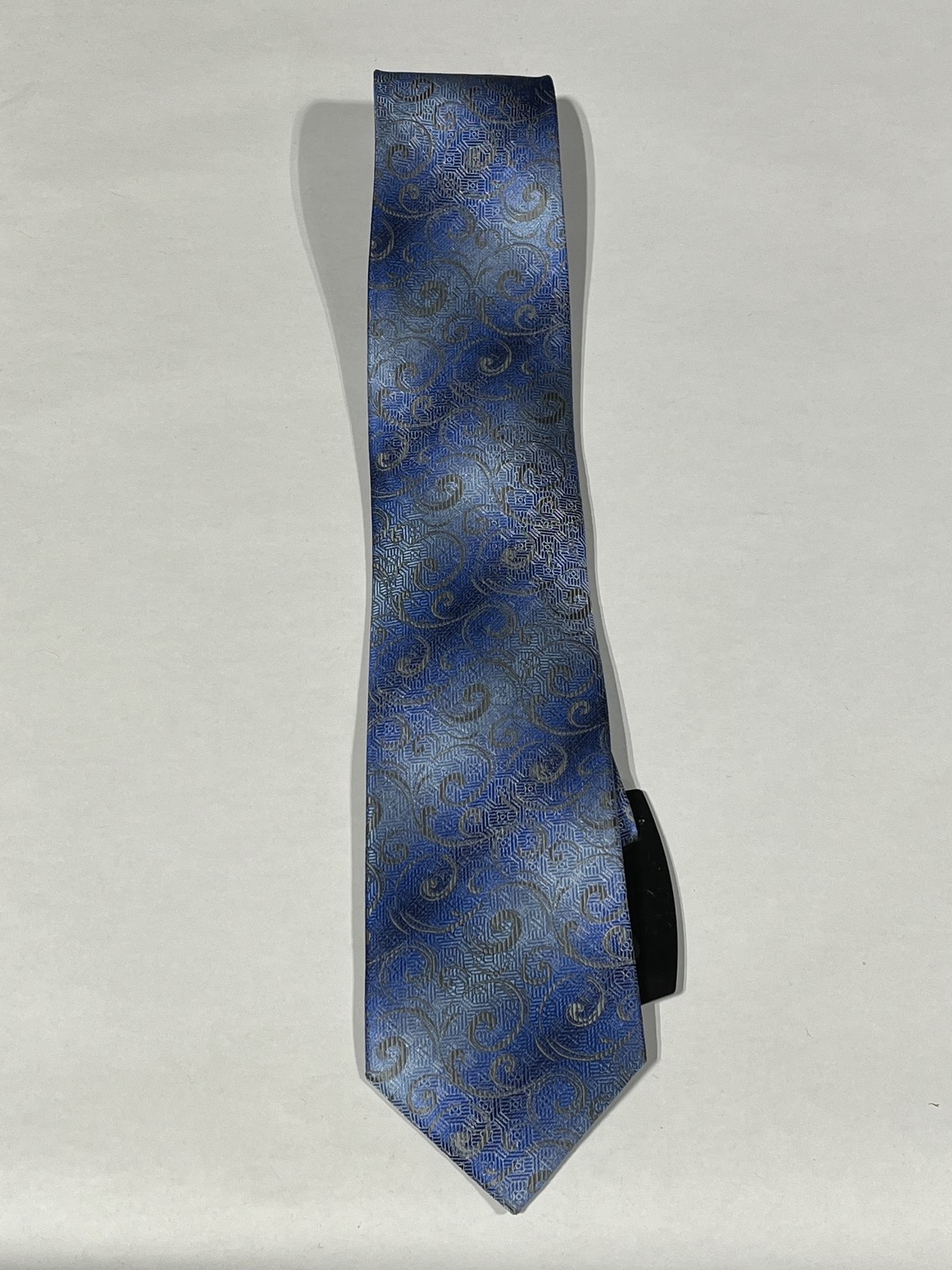 Mens Stacy Adams Blue Paisley Pattern Tie Hand Made NEW