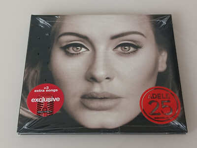 25 by Adele (CD, 2015, Columbia) Target Exclusive 3 Extra Songs NEW