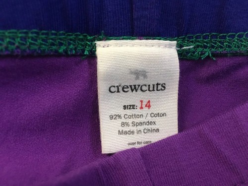 CrewCuts By J Crew  Blue/purple Full Length Leggings, Girls Size 14