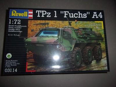 Revell 1:72 TPz 1 Fuchs A4 Plastic Model Kit 03114 Parts Sealed