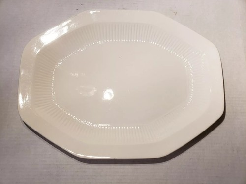 Vintage Wm Adams Platter Ironstone Octagonal Large 16