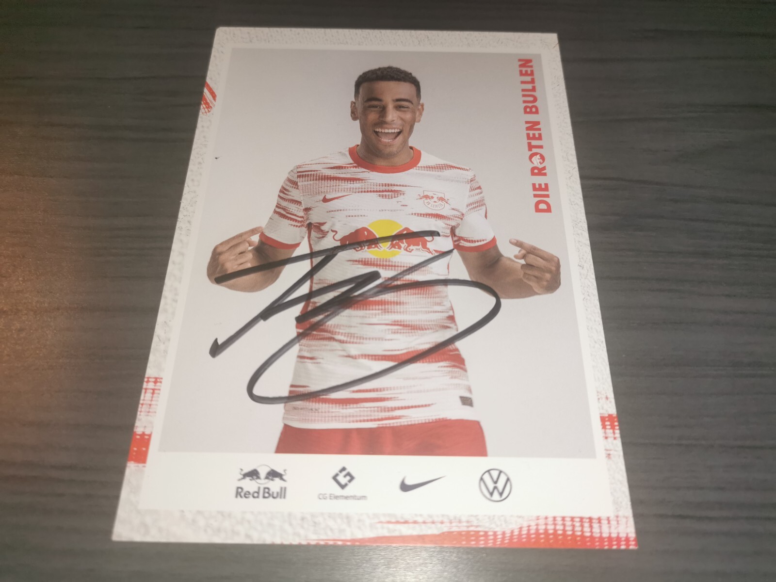 Tyler Adams hand signed Red bull leipzig autograph card | eBay