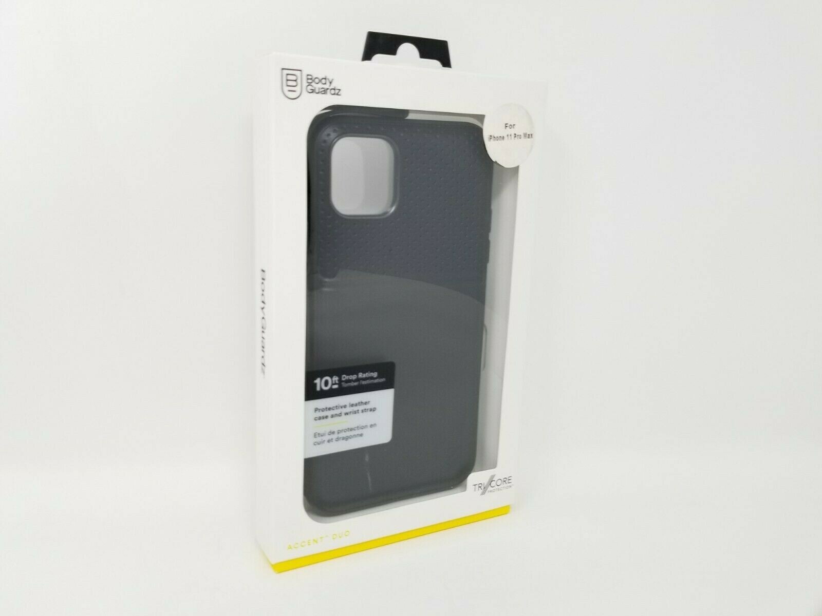 BodyGuardz — трехъядерная защита Accent Folio для Apple iPhone 11 Pro Max. Черный