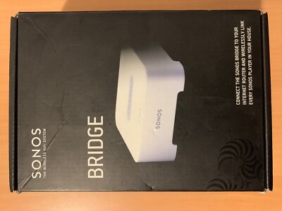 Sonos Bridge Wireless HiFi System - White-(TESTED AND WORKS WITH CHARGER)