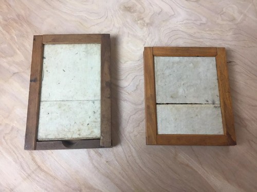 Lot of 2 Eastman Kodak Vintage Contact Printing Frames,3 1/4 x 5 1/2 & 4 x 5