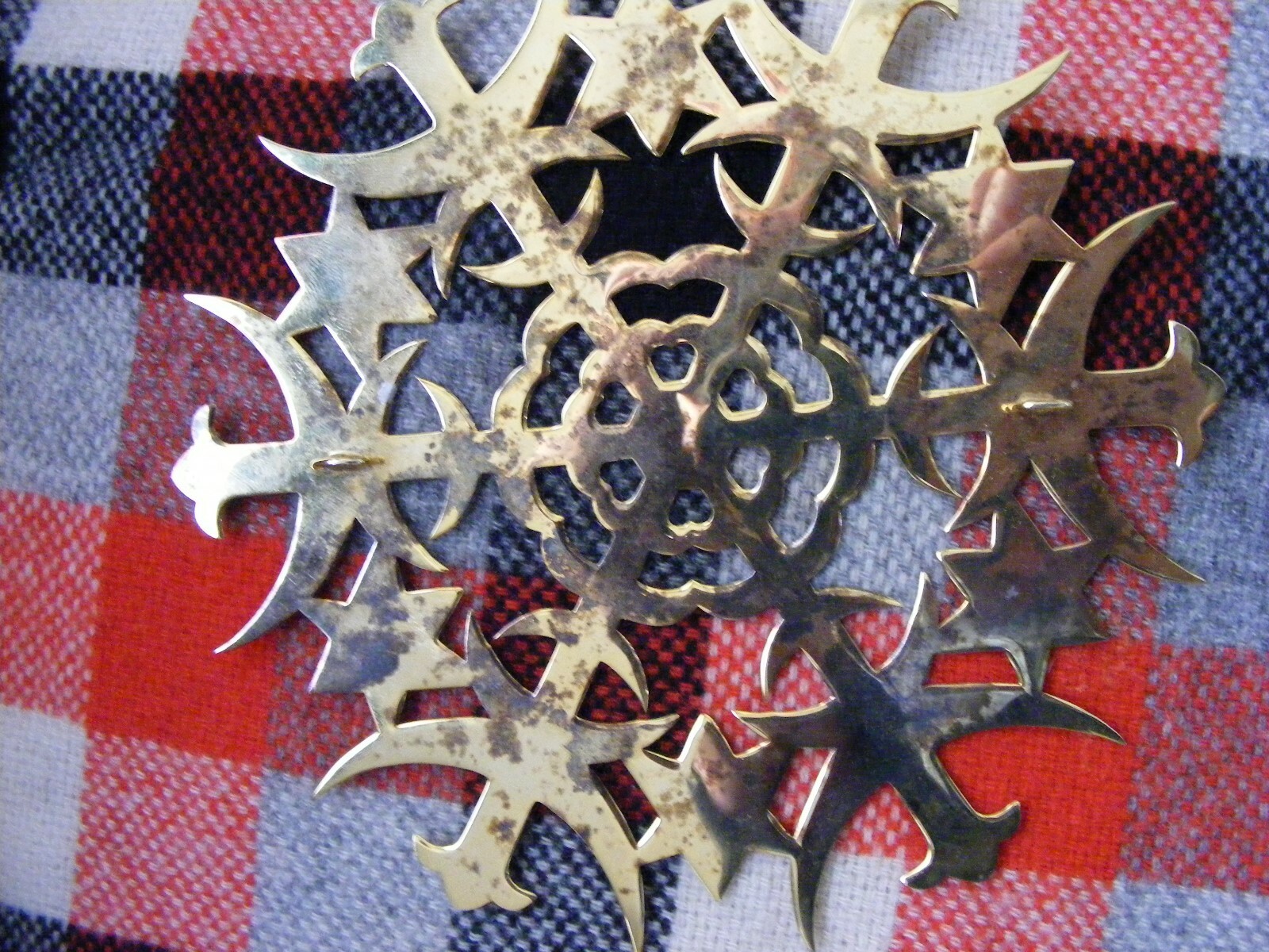 1973 Fritz Kredel  Metropolitan Museum of Art Sterling Snowflake Ornament