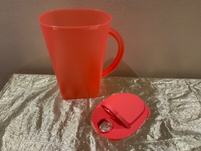 New Tupperware Beautiful Jumbo Pitcher 1 Gallon Guava Color