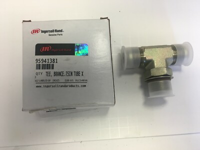 Ingersoll-Rand Compressor part - Tee, Brance, 75IN Tube X 95941381 