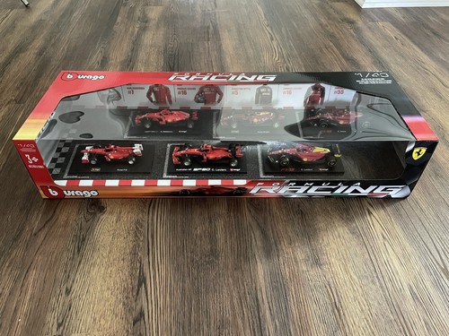 Burago Formula Racing 1/43 ミニカーセット 6台 Burago Ferrari Racing Formula 1 F1 6x 1:43 Scale Diecast
