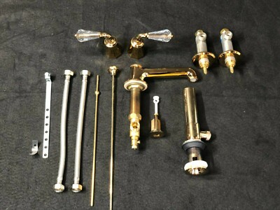 THG PARIS - Art Deco Cristal - Luxbrass - Widespread Lavatory Faucet