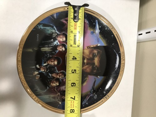 Spock Star Trek Plate.