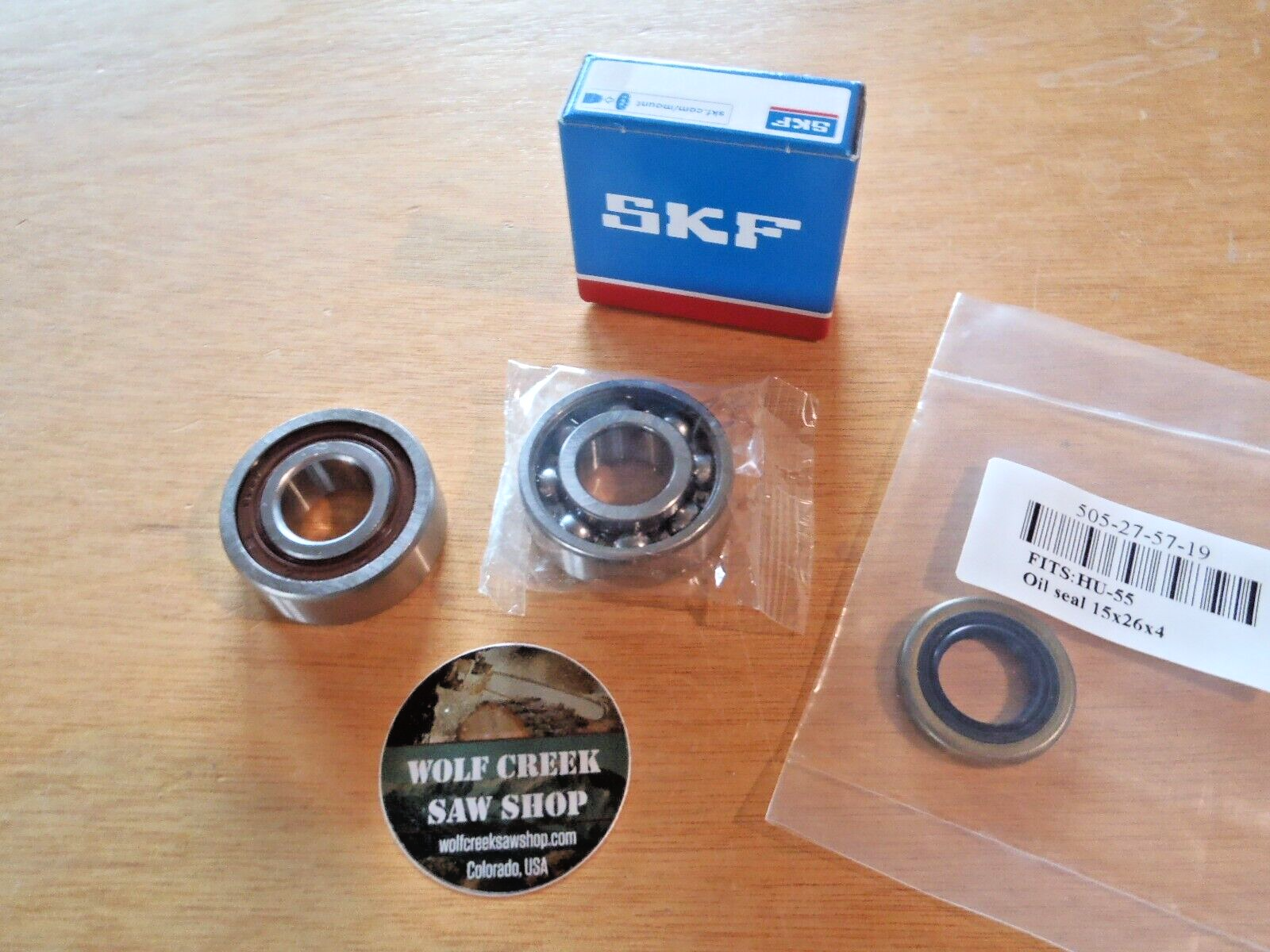 SKF/BB1/BAO  crank crankshaft bearings and seals for Husqvarna 346xp 353 JR 2152