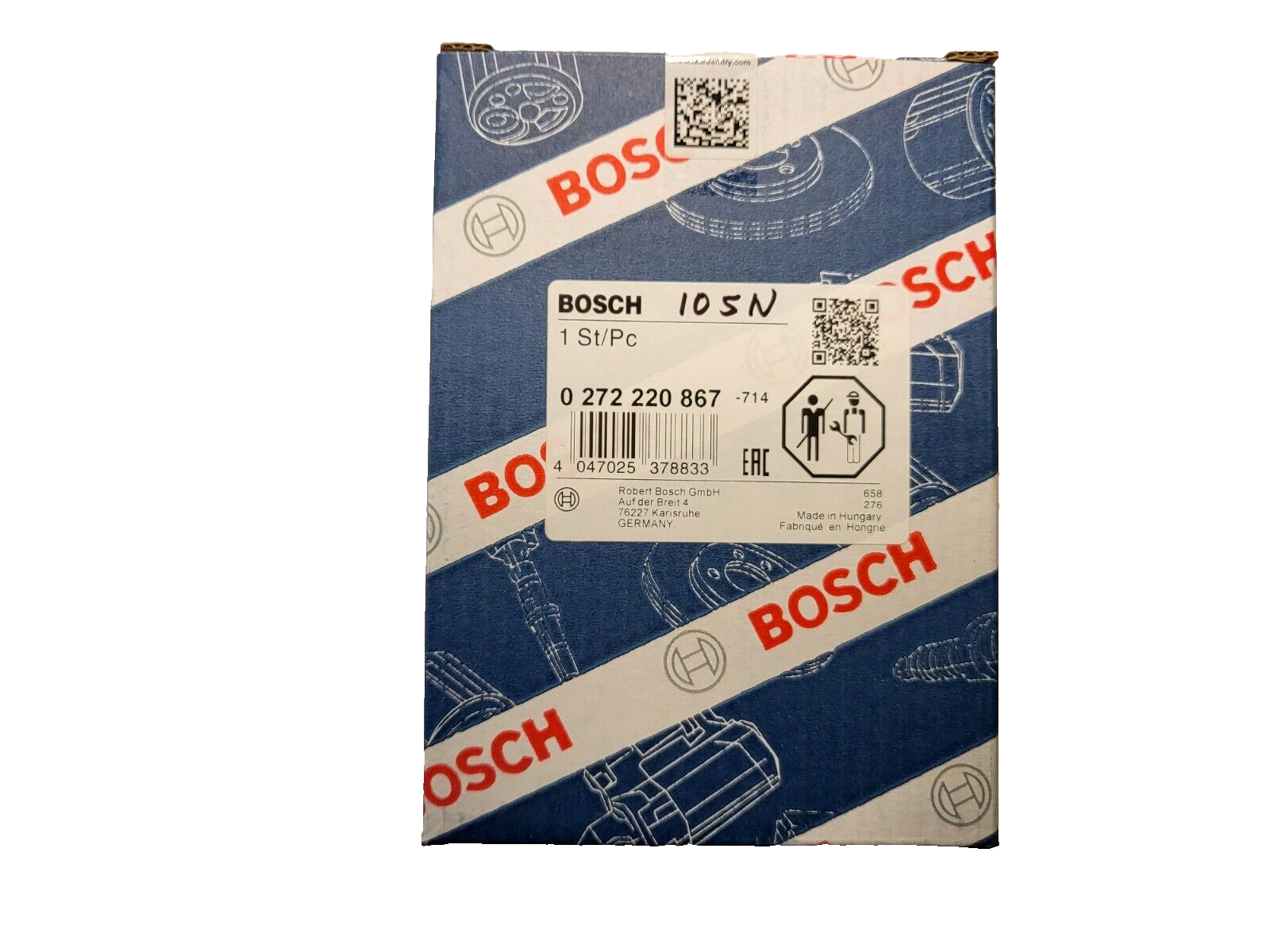 New Bosch OEM Voltage Regulator 0 272 220 867, W080-105N
