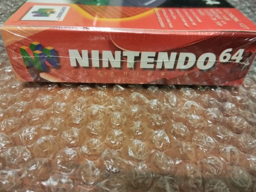 *** OFFICIAL CLEANING KIT N64 FACTORY SEALED NEAR MINT CONDITION***