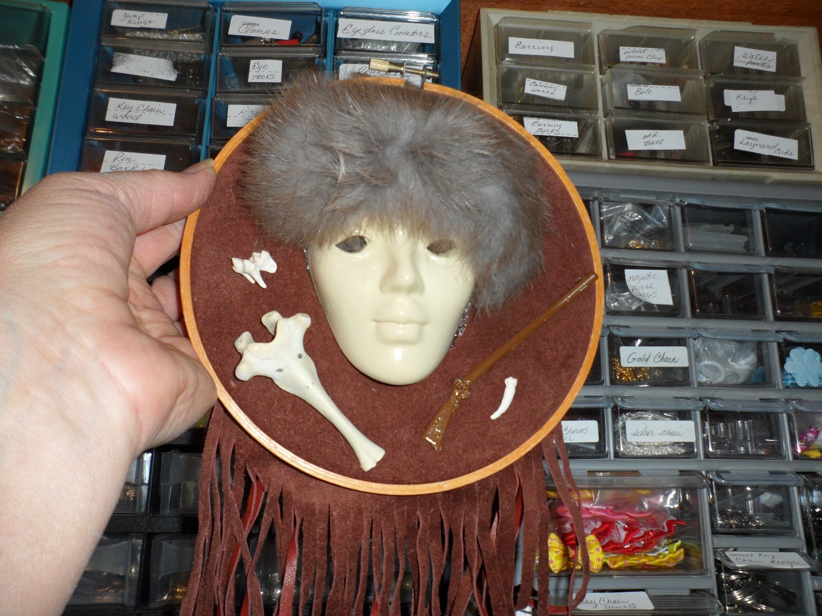 western wall decor handmade mountain man