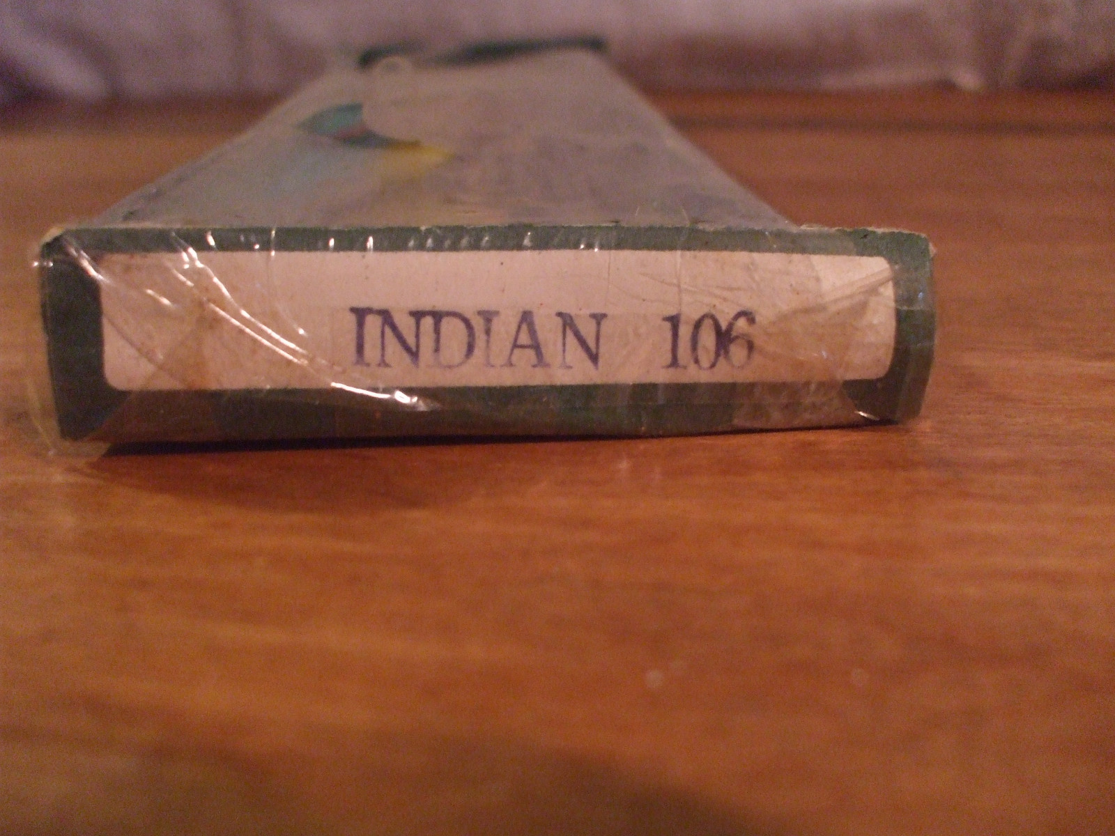 VINTAGE AHI TRU SIZE METAL MINIATURE INDIAN FIGURES W/ORIGINAL BOX 1950'S UNUSED