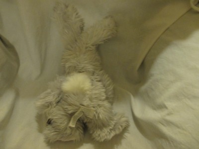 GANZ BUNNY ROSA w/tag 2000 EASTER RABBIT TOY ANIMAL PLUSH POSABLE EARS