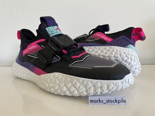 Puma Hi Octn x Need For Speed Black White Pink Sneakers