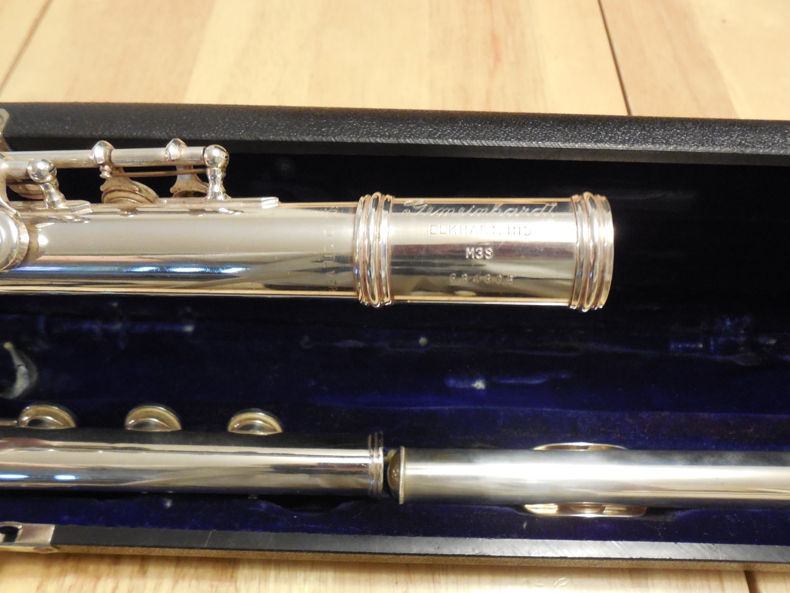 Gemeinhardt Solid Silver Flute M3S B Foot Open Hole