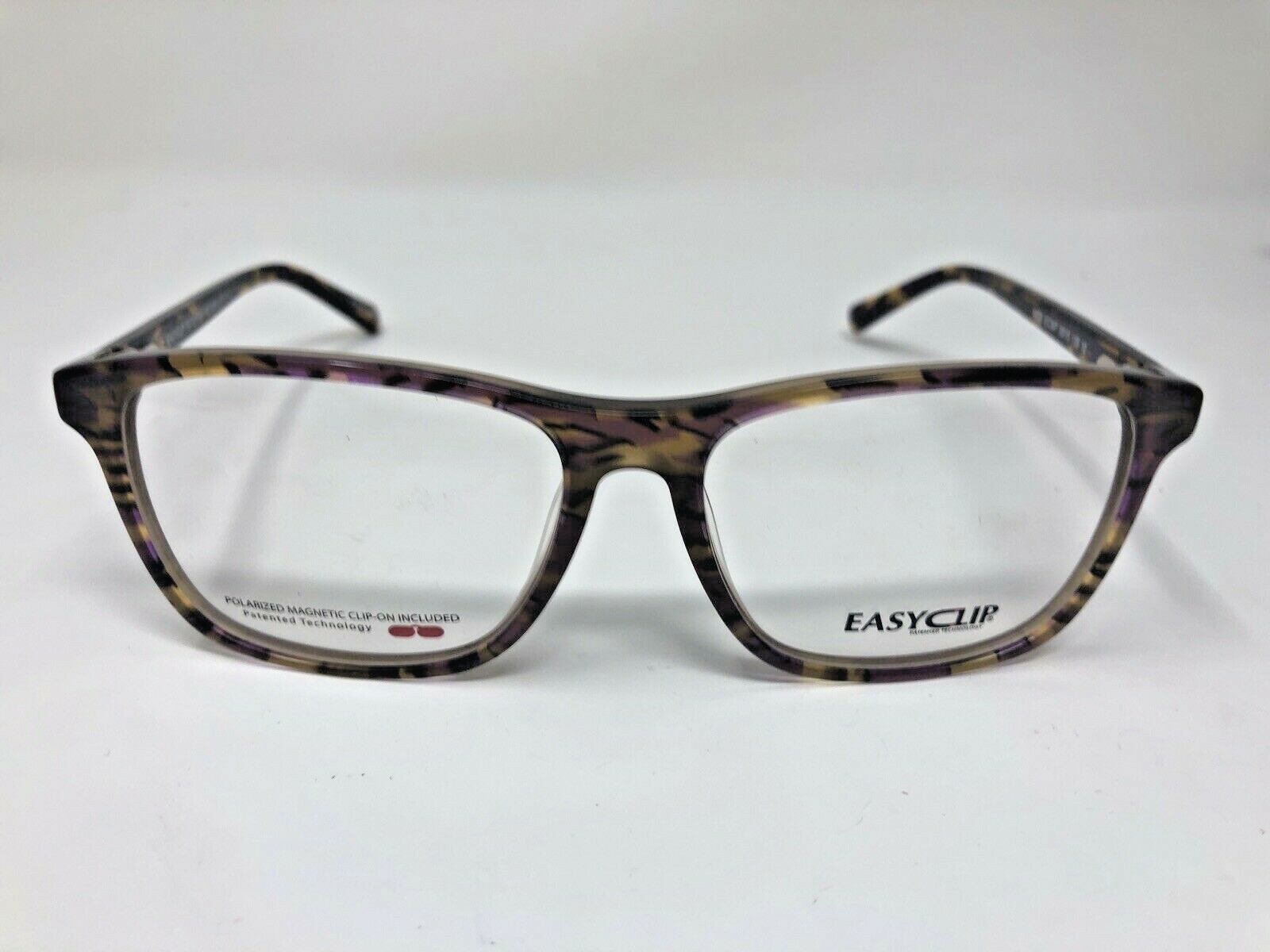 Easyclip Eyeglasses Frame Mod EC397 55/15/135 10 Tortoise