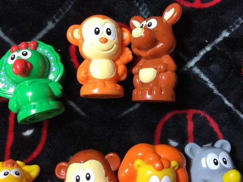 11 VTECH Smartville Treehouse Alphabet Train Animal Replacement Figures Peacock