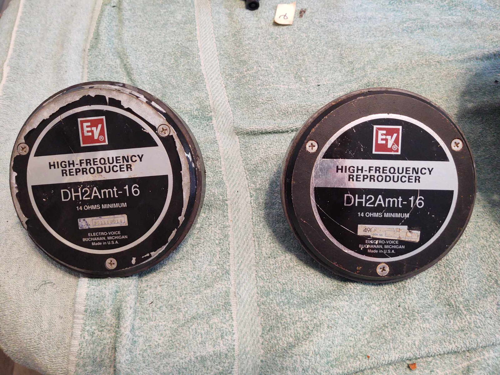 Electro Voice DH7 ドライバー1ペア 良品 Amazon.co.jp: zxpc 交換用2インチボルトオンドライバー EV EV