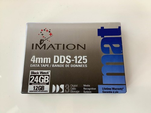 imation 4mm DDS-125 データテープ 24GB Brand NEW Genuine Imation 4mm DDS-125 DAT New Sealed