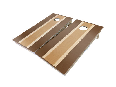Tri Stained Stripes Cornhole Board Set with Bags