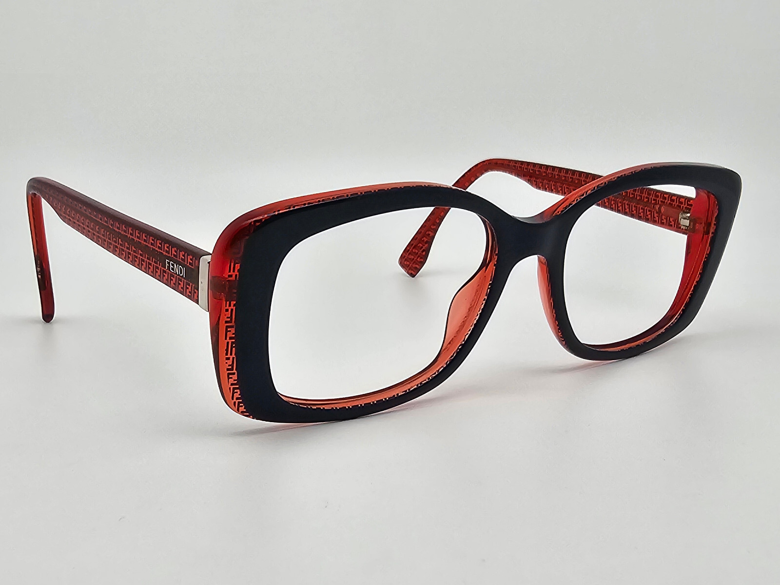 Fendi FF002/S 7PP9C Blue Crustal Red FF Logo Sunglasses