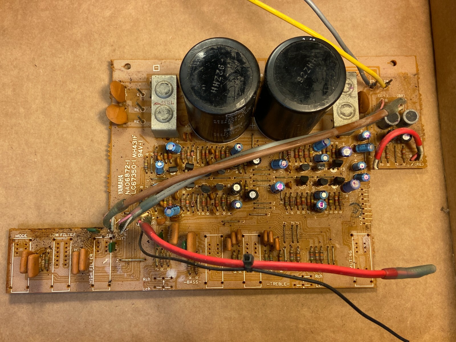 Yamaha CA-810 SWITCH & POTENTIOMETER BOARD LC-67350-1 | eBay