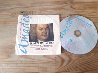 CD Klassik JS Bach - Amadeo Edition No.3 (.. Song) Promo WARNER TELDEC CLASSICS