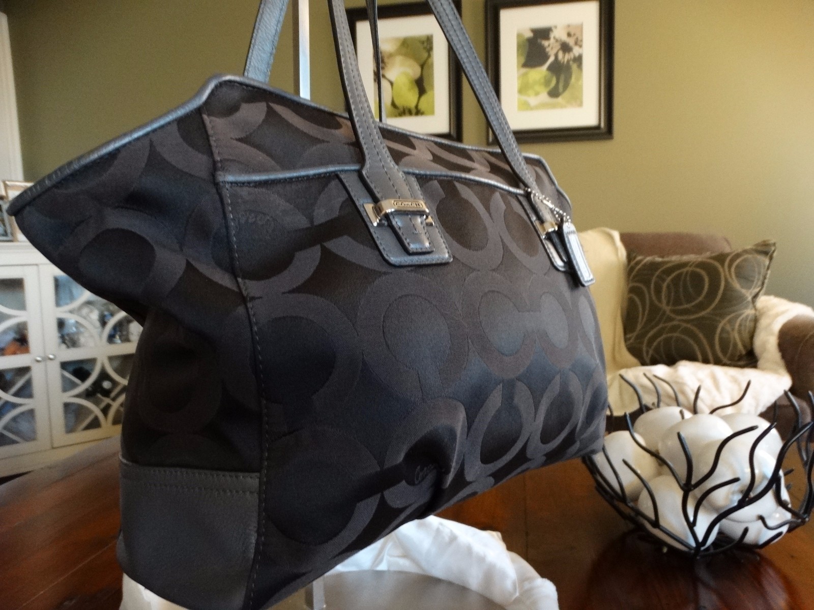 COACH TAYLOR OP ART ALEXIS CARRY ALL $398.00