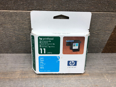 OEM Genuine HP 11 Cyan Ink Printhead C4811A Printer Print Head Sealed 8B