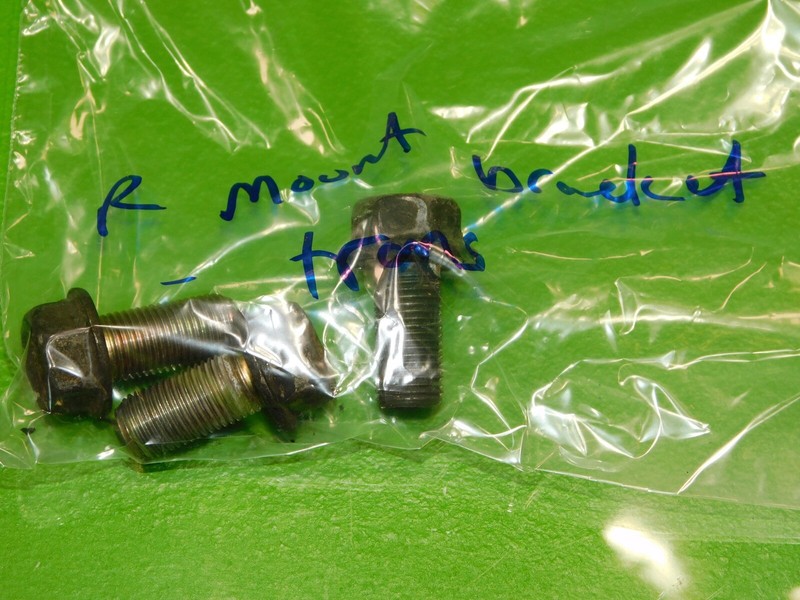 90-93 Integra OEM passenger right engine motor mount bracket - trans mount bolts