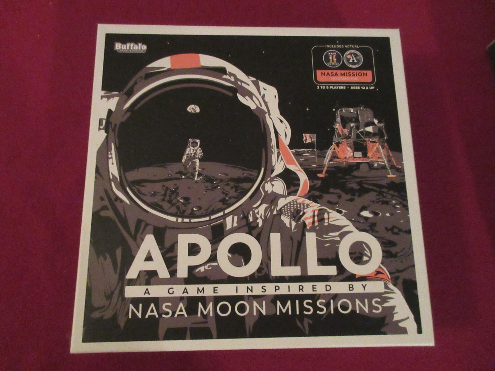 Apollo A Game Inspired By NASA Moon Missions Board Game NEW