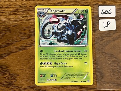 1x Tangrowth from Boundaries Crossed LP Holo Rare Lightly Played Pokemon TCG 606