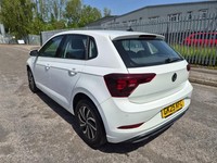 2025 VOLKSWAGEN POLO 1.0 Life 5dr White Damaged Salvage