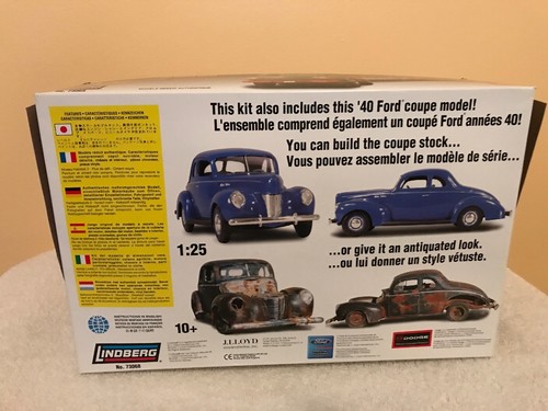 Dodge L-700 & 40 Ford Coupe 1/25 scale  Model kit #73068 Lindberg USA Level 2