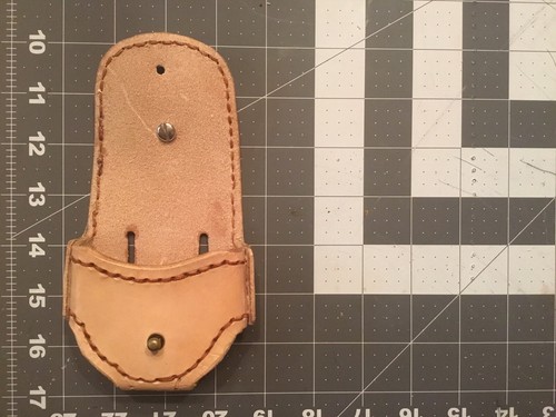 Leather Snuff Can Holder