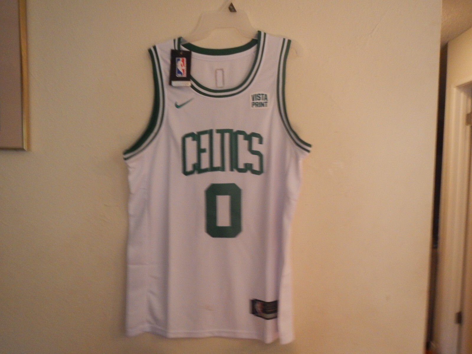 JASON TATUM BOSTON CELTICS # 0 WHITE JERSEY SIZE MEDIUM | eBay